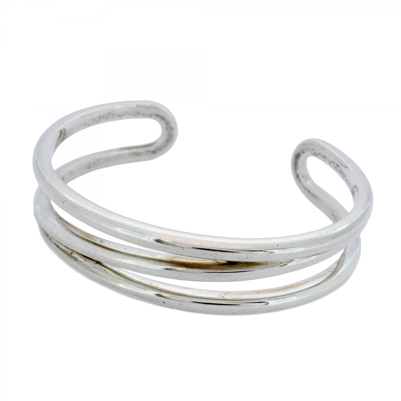 シルバー　オープンバングル 楽天市場】ティファニー オープンスクエア バングル