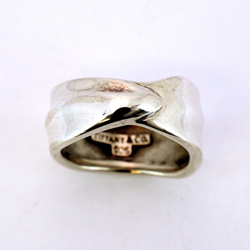 5jib0736】ティファニー リング リーフ シルバー925 13号【中古