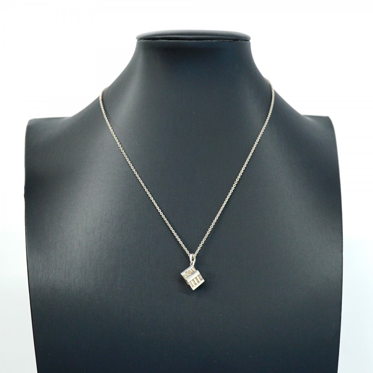 5jib0739】ティファニー ネックレス アトラス キューブ シルバー