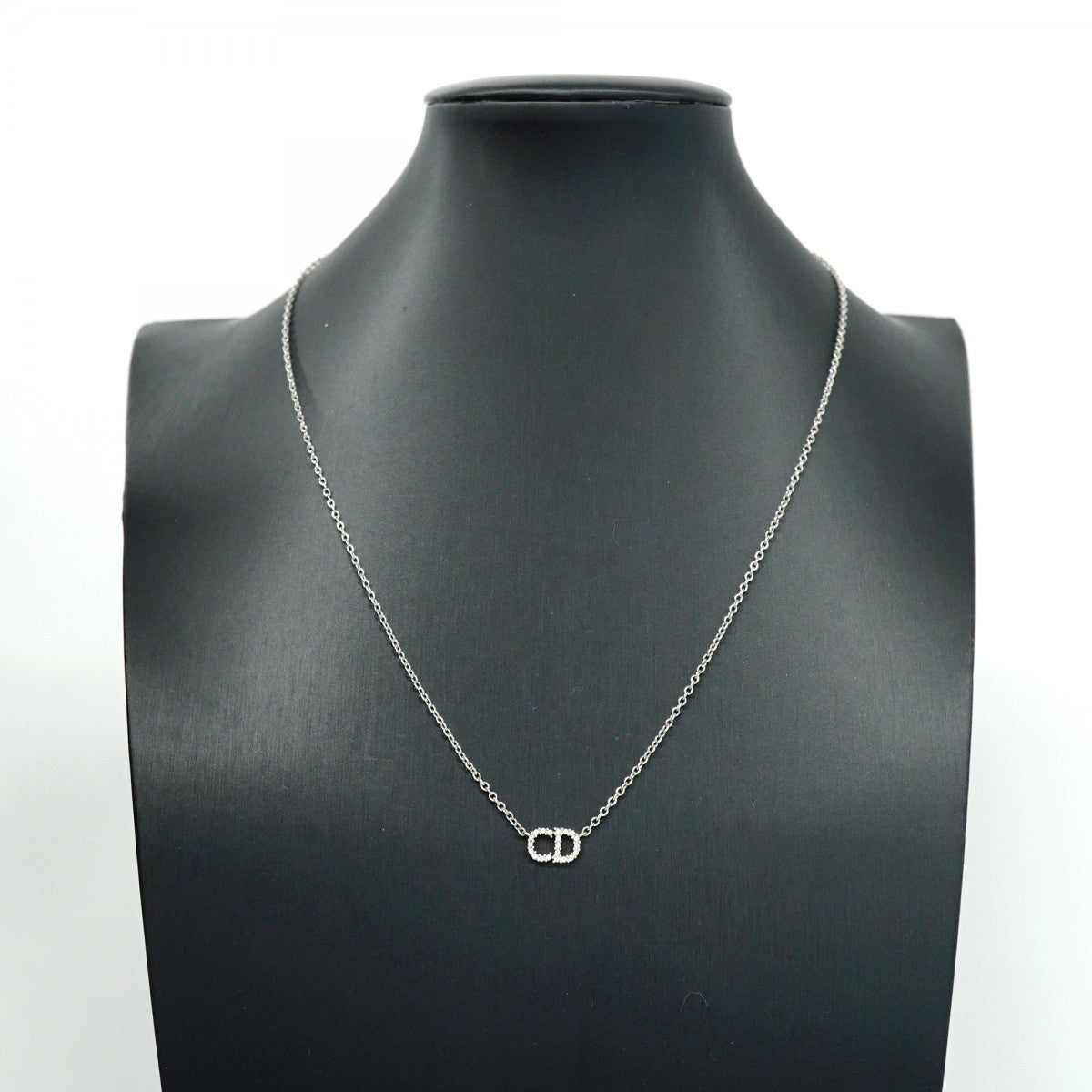 5jmb0068】クリスチャンディオール ネックレス CDロゴ メタル