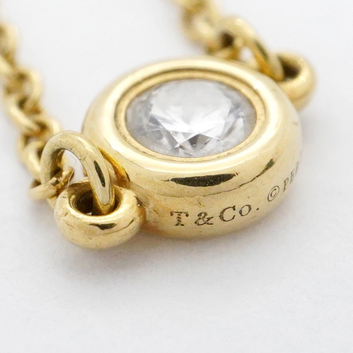 5jmb0119】ティファニー リング バイザヤード 1PD K18YG
