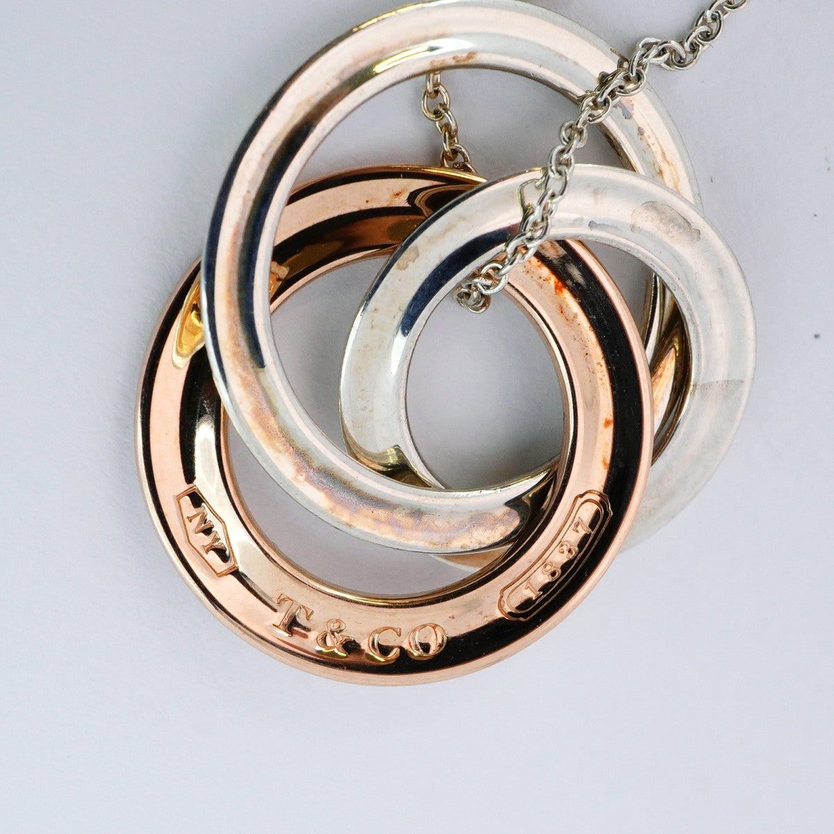 5jmb0182】ティファニー ネックレス インターロッキング