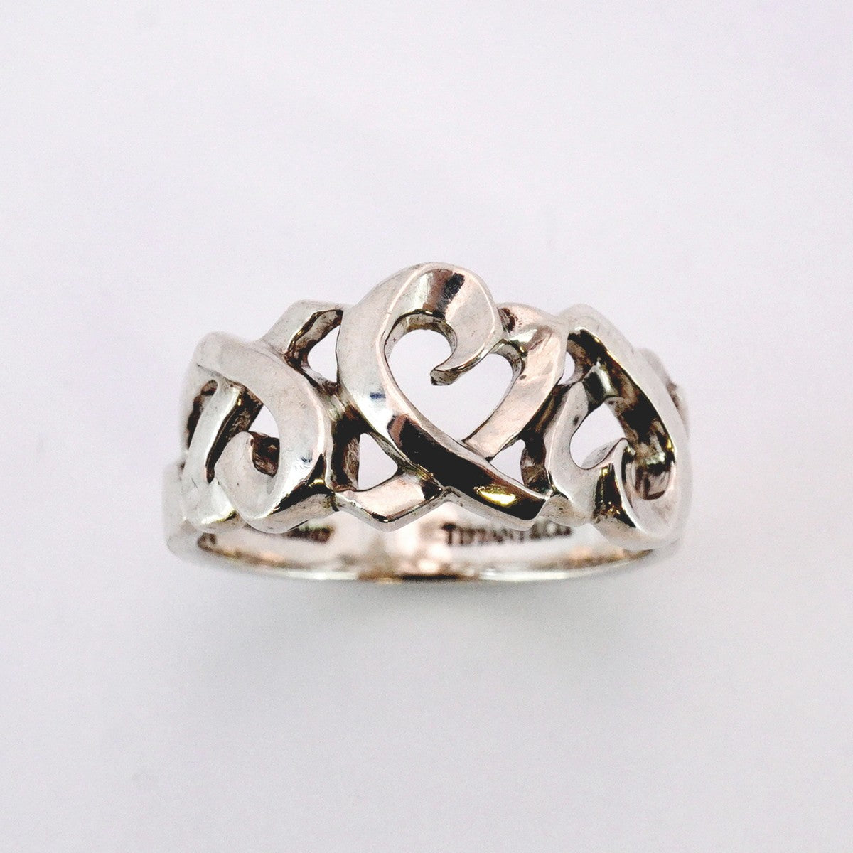 ⭐︎極美品⭐︎Tiffanyティファニー シルバー トリプルラビングハートリング 楽天市場】ティファニー トリプル ラビングハート リング・指輪