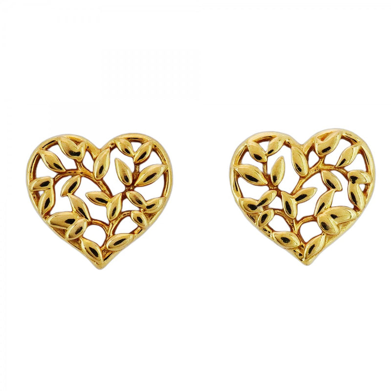 Tiffany & Co. パロマピカソ オリーブリーフハート ピアス 箱袋付き パロマ・ピカソ オリーブ リーフ ハート ピアス スターリング