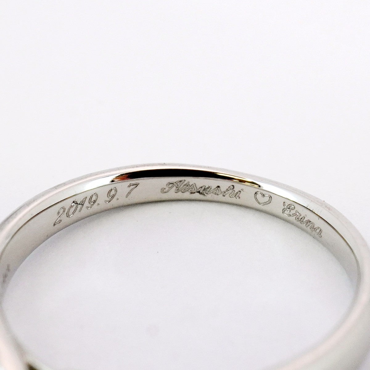 【5jmb0453】ティファニー リング ハーモニー 1PD Pt950 プラチナ ダイヤモンド 0.34ct 9.5号【中古】レディース