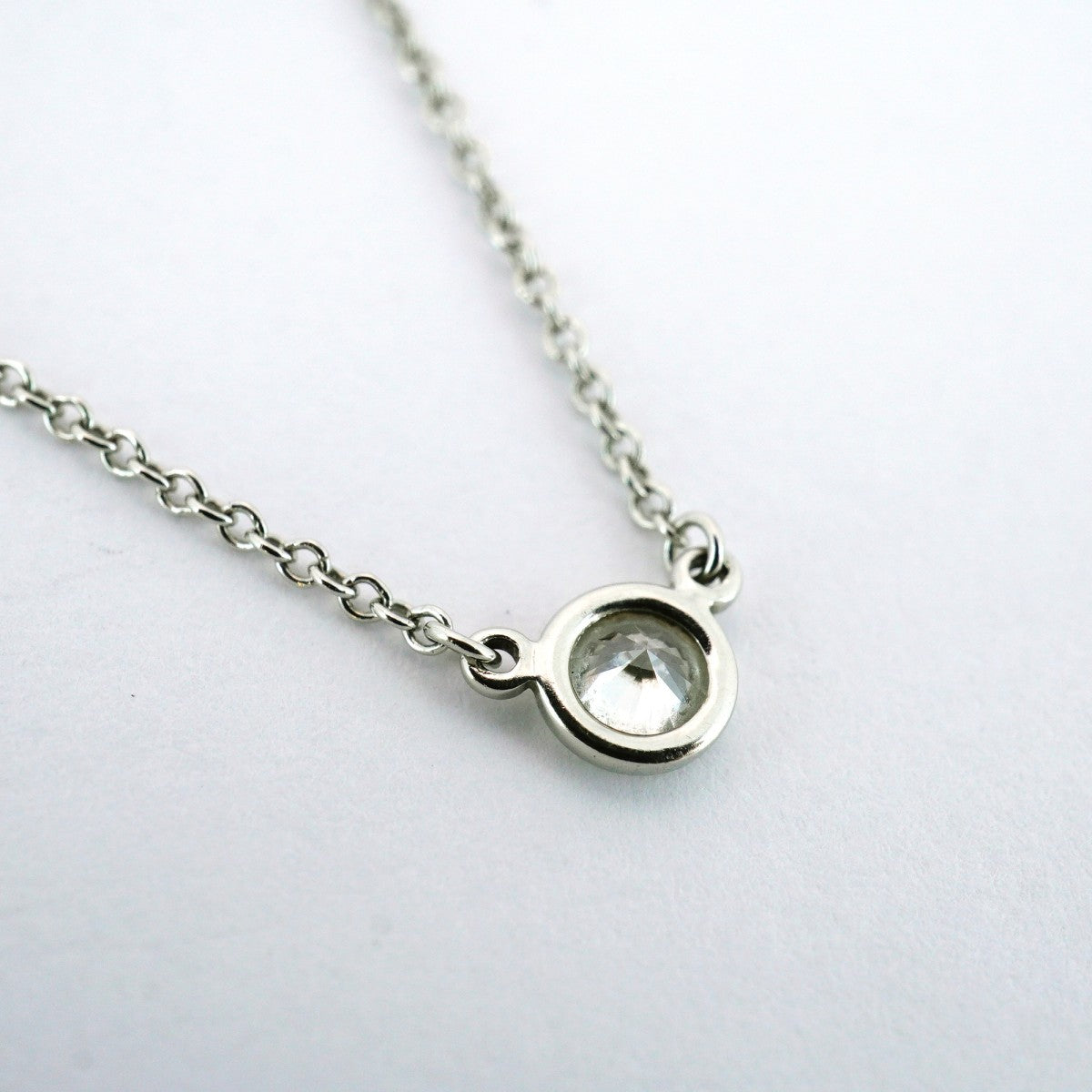 5jmb0659】ティファニー ネックレス バイザヤード 1PD Pt950