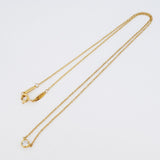 【5jmb0790】ティファニー ネックレス バイザヤード 1PD K18YG イエローゴールド ダイヤモンド 0.20ct【中古】レディース