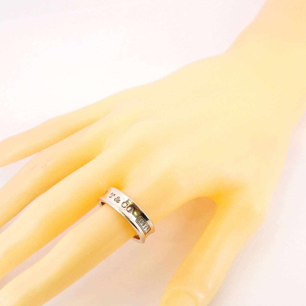 ★SALE【5jmb0834】ティファニー リング 1837/ナロー シルバー925 20号【中古】メンズ