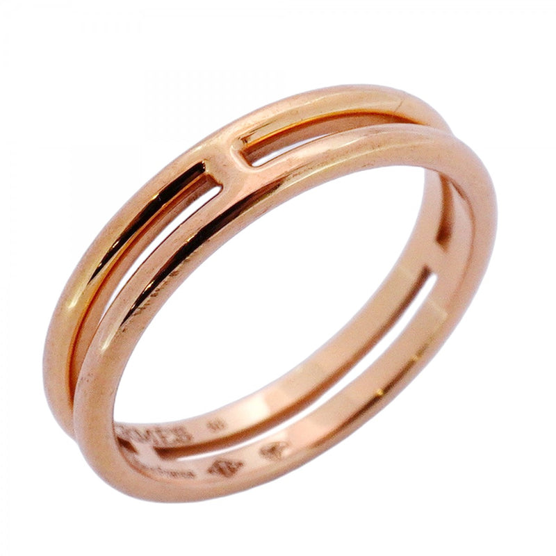 5jmb0840】エルメス リング アリアンヌ K18PG ピンクゴールド ＃50