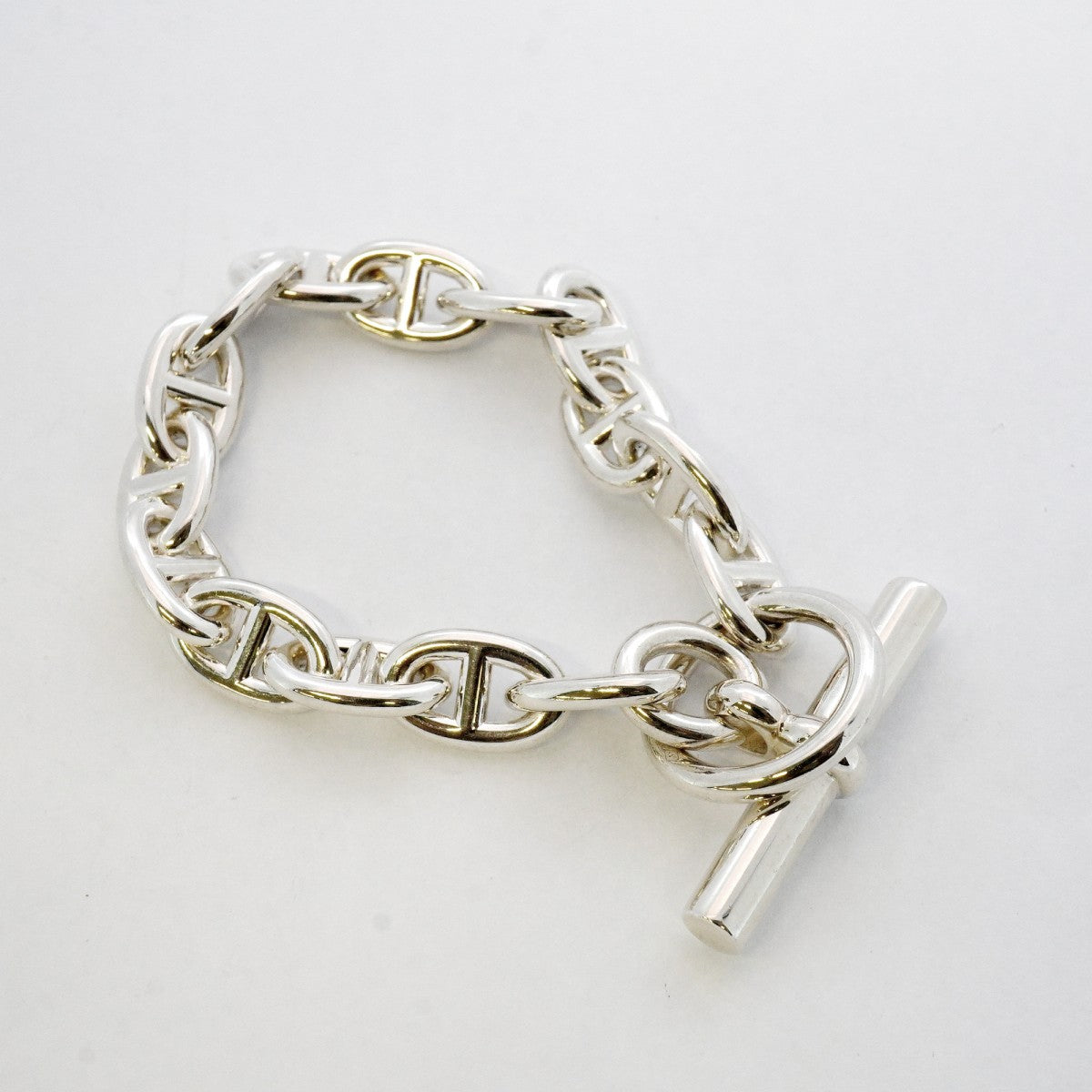 5job0164】エルメス ブレスレット シェーヌダンクル PM 15コマ