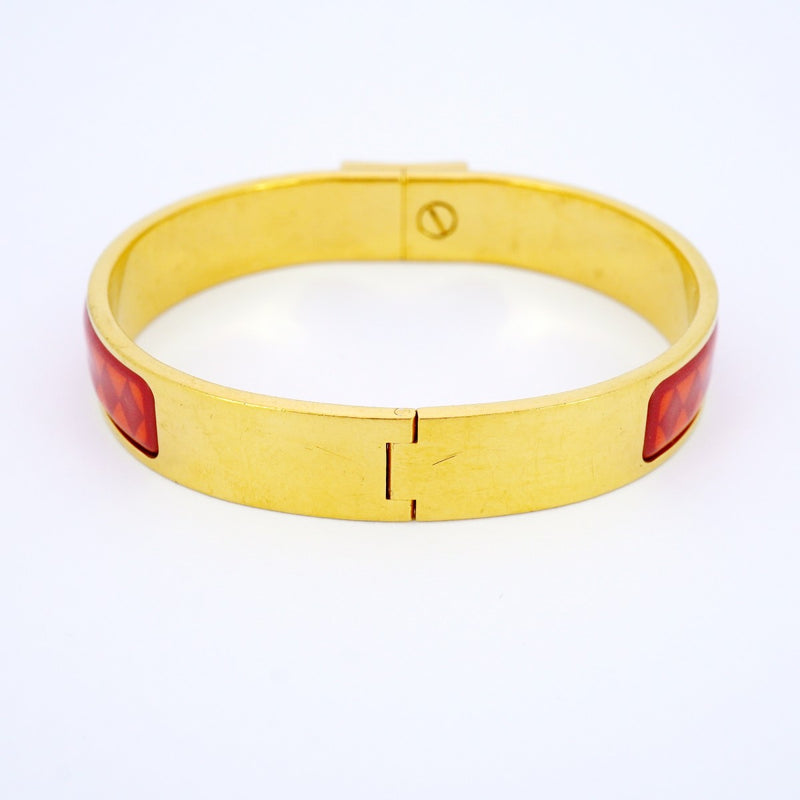 5job0256】エルメス バングル クリッククラックPM GPメッキ ゴールド