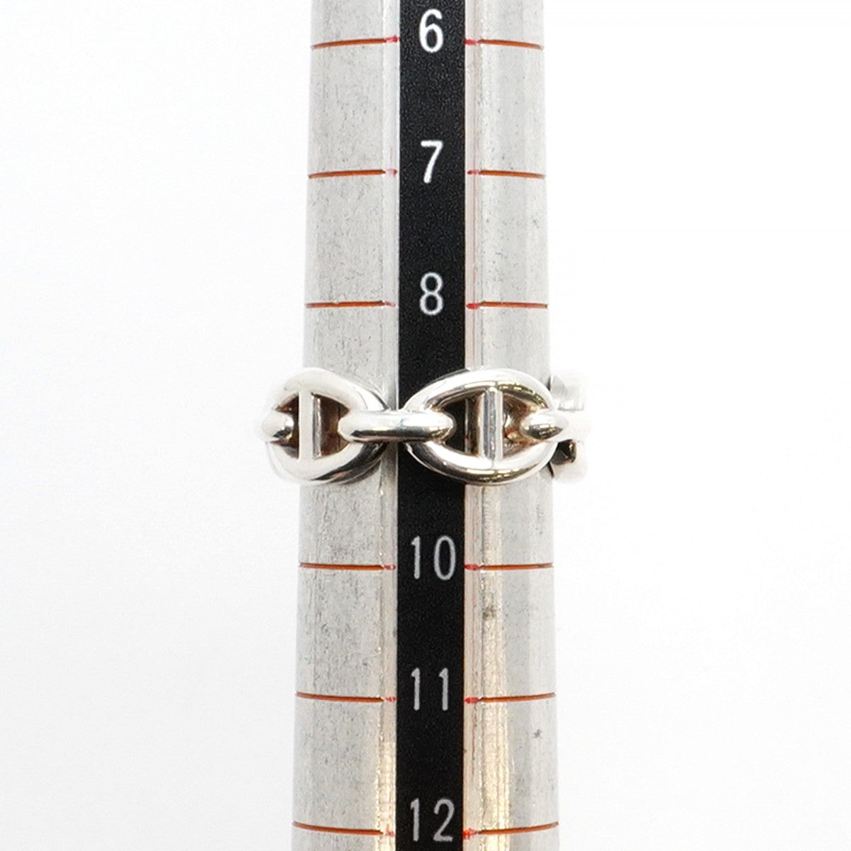 極美品！HERMES シェーヌダンクル アンシェネ リング シルバー #46 HERMES エルメス リング シェーヌダンクル アンシェネ GM Chaine