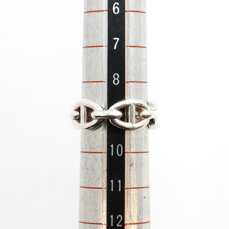 5job0282】エルメス リング アンシェネ シェーヌダンクル シルバー925