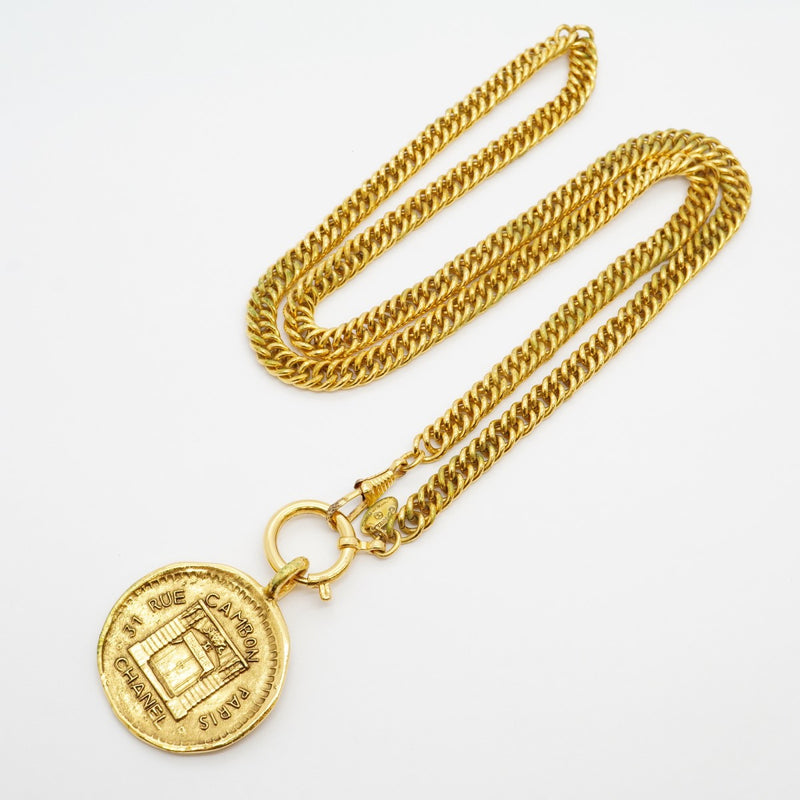 CHANEL ヴィンテージ　シャネル　カラーサークルネックレス 5job0287】シャネル ネックレス ヴィンテージ シャネルロゴ カンボン