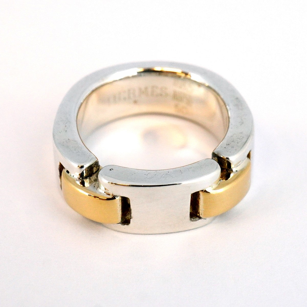 HERMES　エルメス　ヘラクレスルナパーク　ヴィンテージ リング 超美品】HERMES エルメス ヘラクレスルナパーク ヴィンテージリング