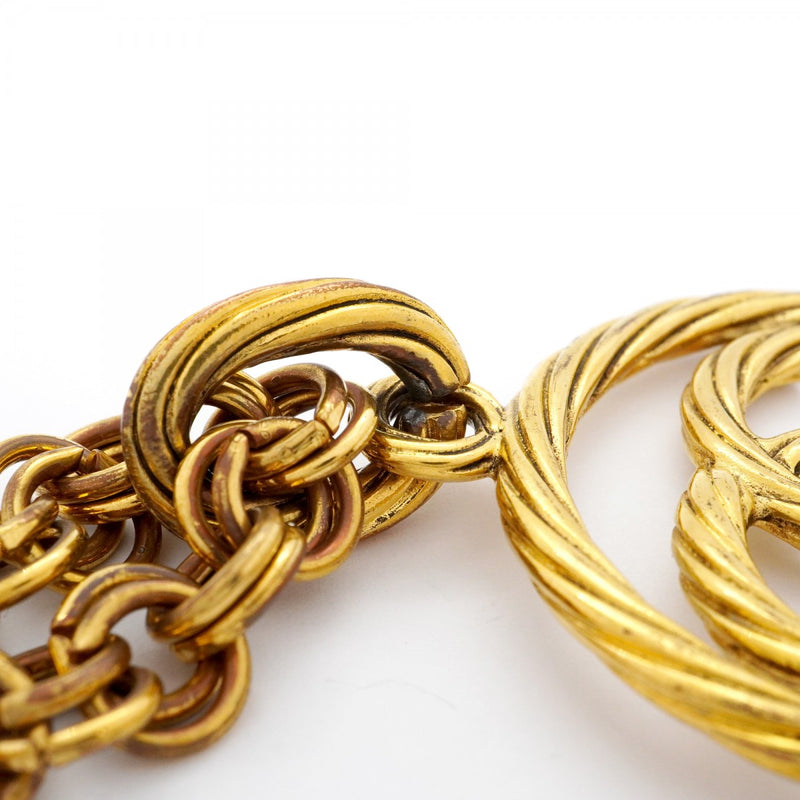 シャネル ヴィンテージ ネックレス ココマーク サークル ツイスト コメ有 5job0398】シャネル ネックレス ヴィンテージ ココマーク 丸型