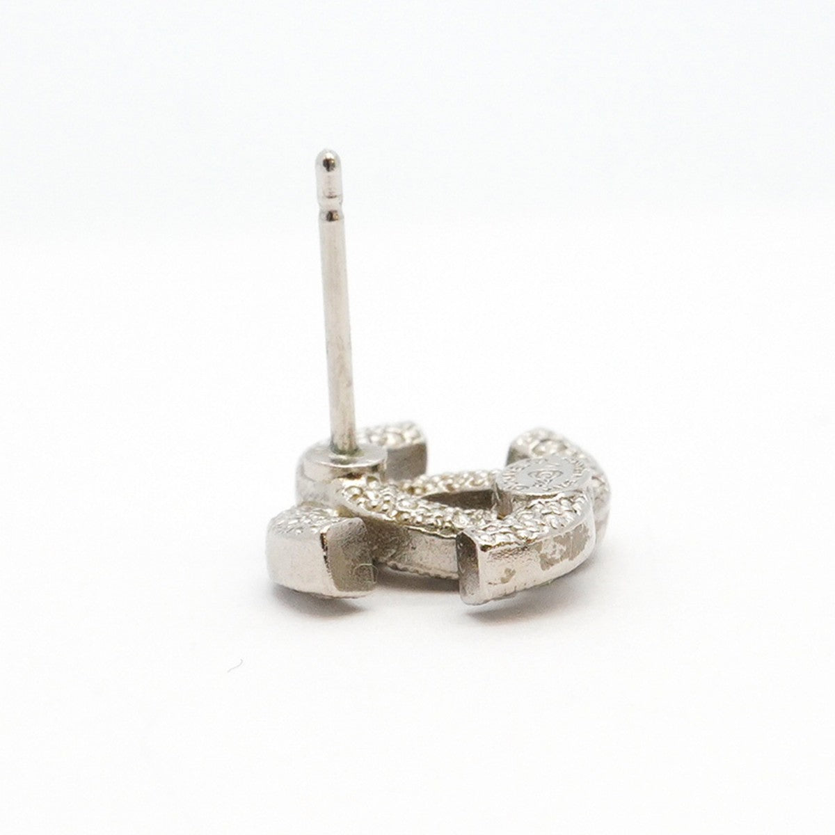 5job0415】シャネル ピアス ココマーク メタル ラインストーン