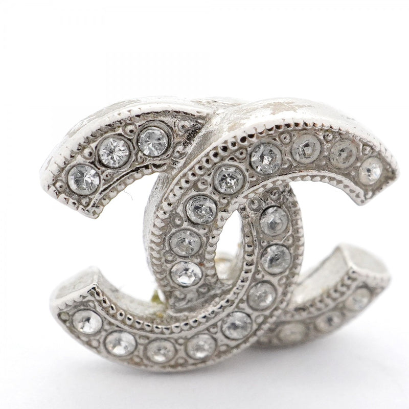 5job0415】シャネル ピアス ココマーク メタル ラインストーン