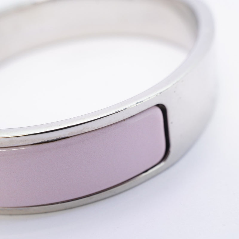 5job0567】エルメス バングル クリッククラックPM メタル シルバー