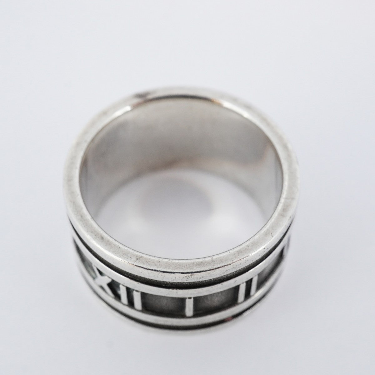 5job0636】ティファニー リング アトラス ワイド シルバー925 17号