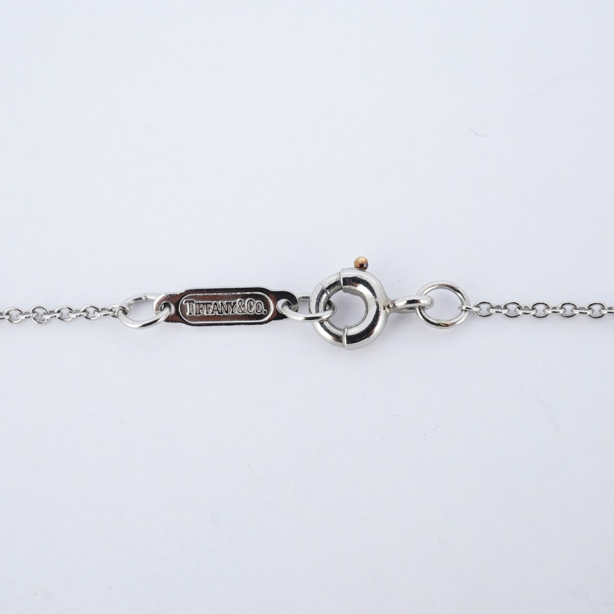 5job0640】ティファニー ネックレス スモールクロス 11PD Pt950