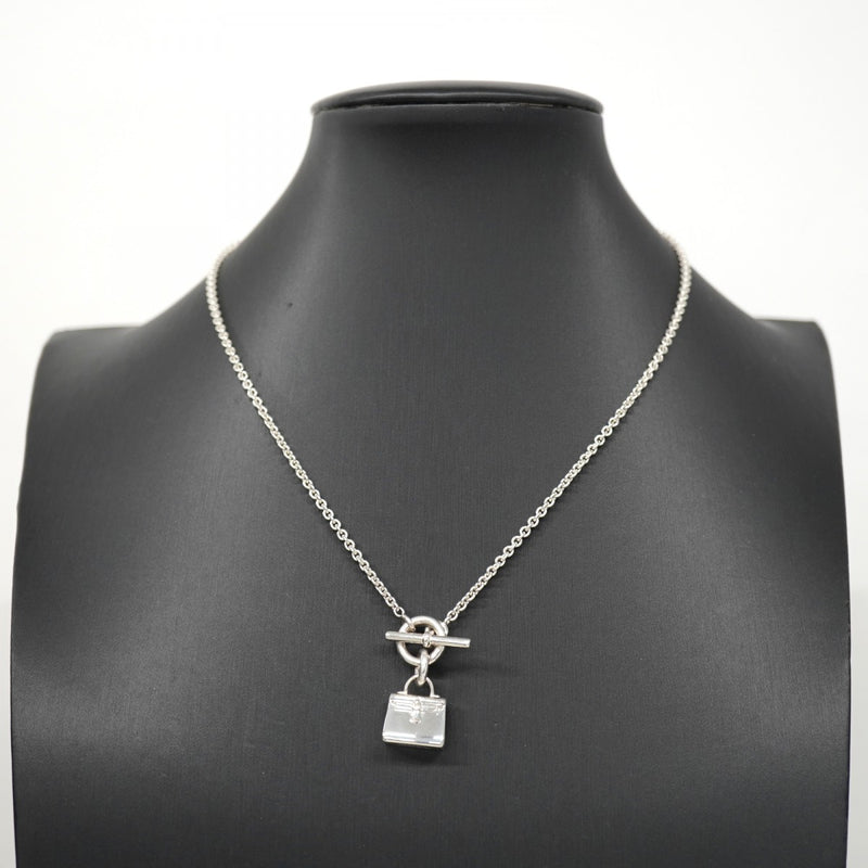 5job0662】エルメス ネックレス アミュレット/ケリー シルバー925