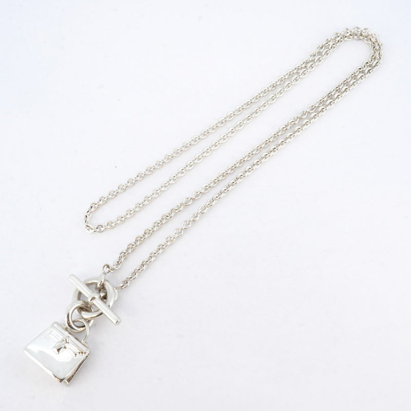 5job0662】エルメス ネックレス アミュレット/ケリー シルバー925