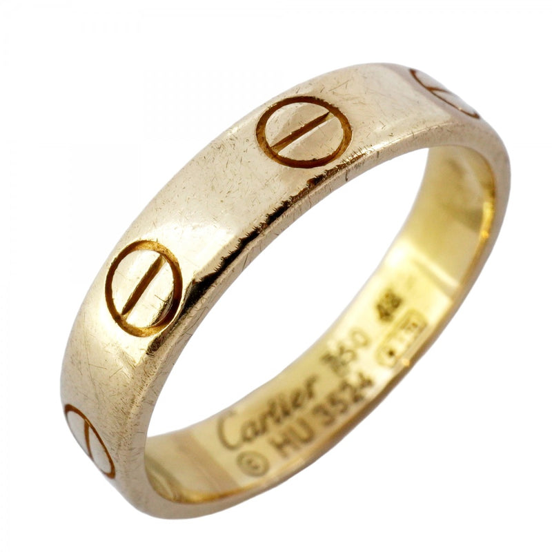 5job0664】カルティエ リング ミニラブ K18YG イエローゴールド ＃48