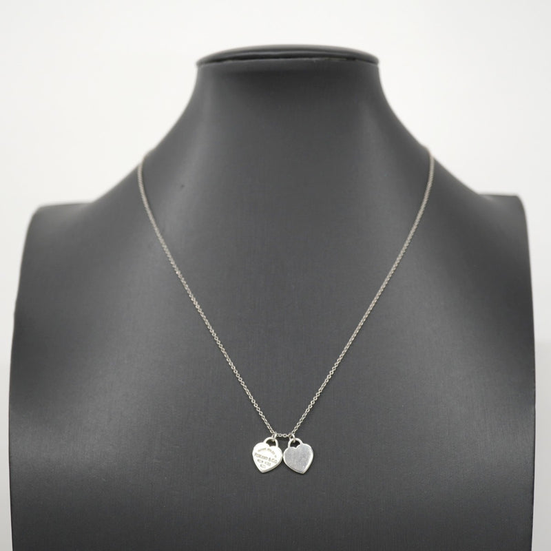 5job0667】ティファニー ネックレス リターントゥダブルハート