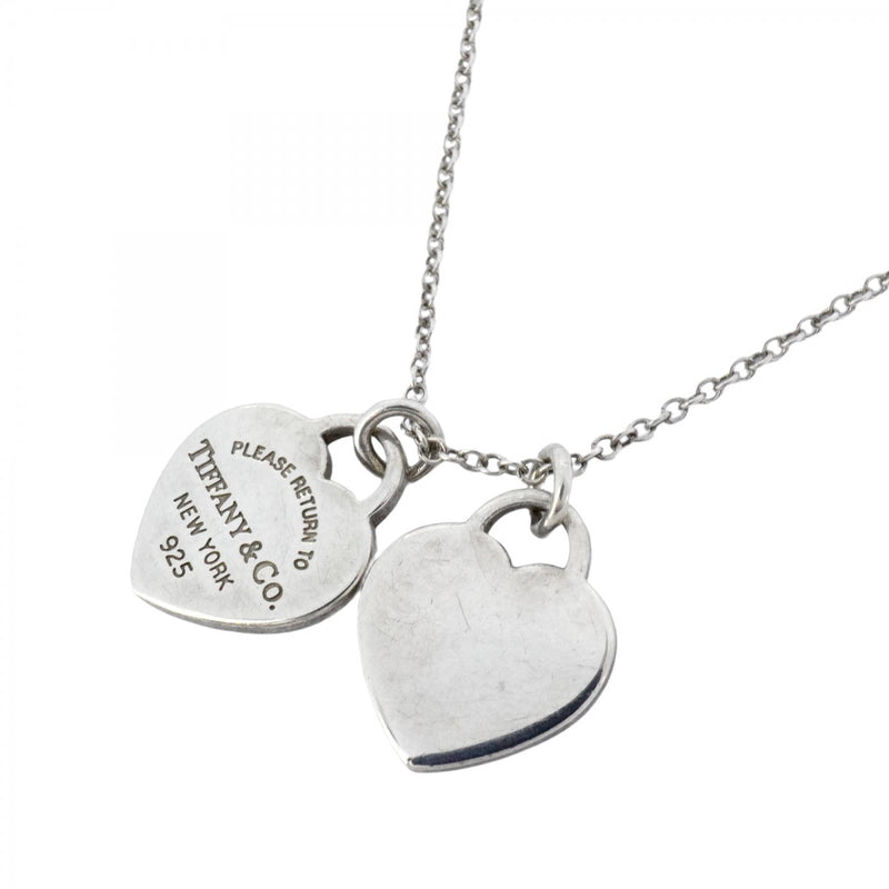 5job0667】ティファニー ネックレス リターントゥダブルハート