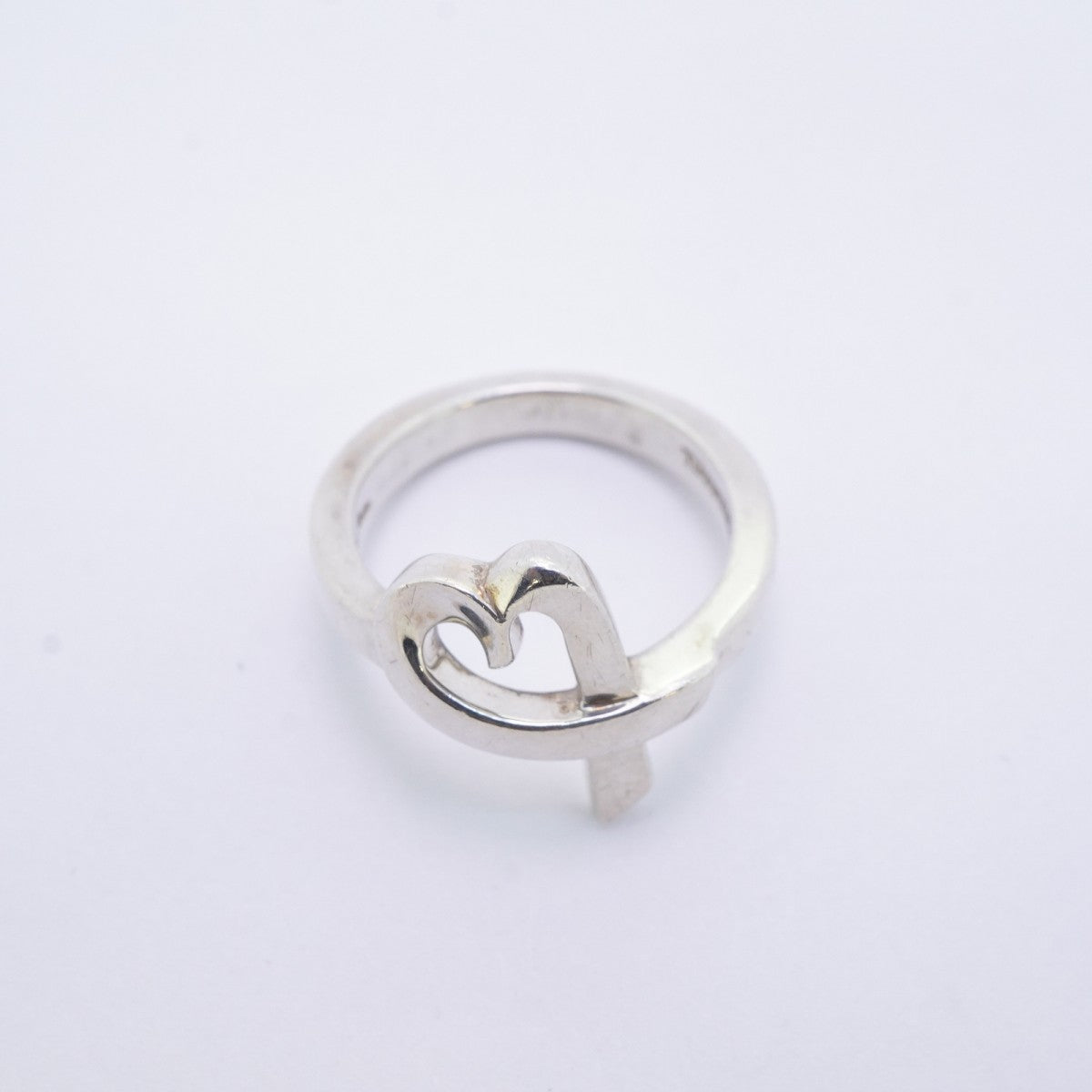 5job0678】ティファニー リング ラビングハート シルバー925 10.5号