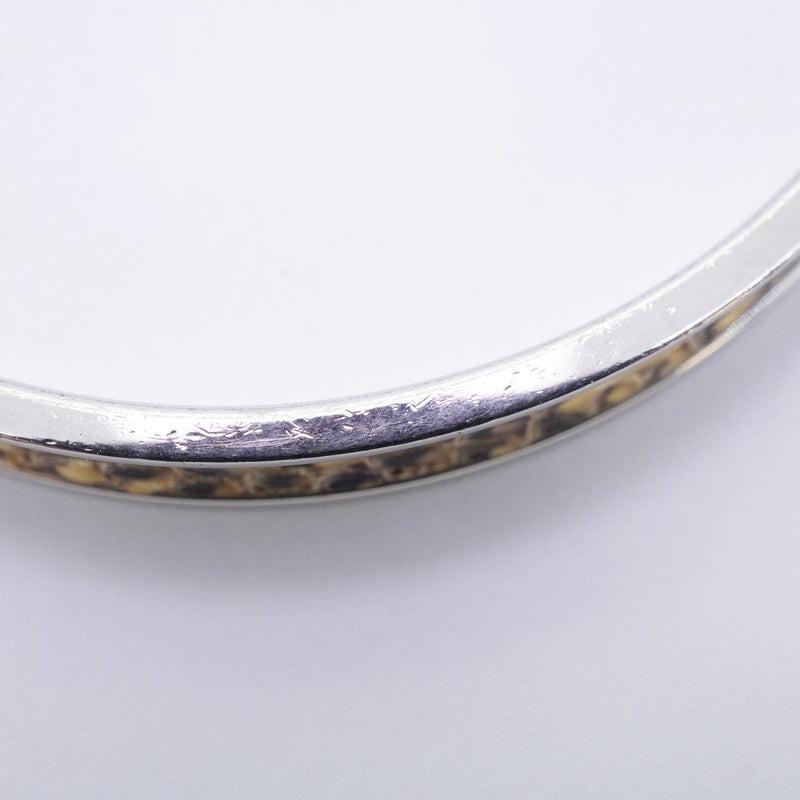 5job0683】エルメス バングル カワイイ メタル リザード シルバー