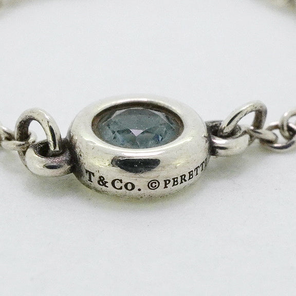 5job0715】ティファニー リング バイザヤード シルバー925 アクア