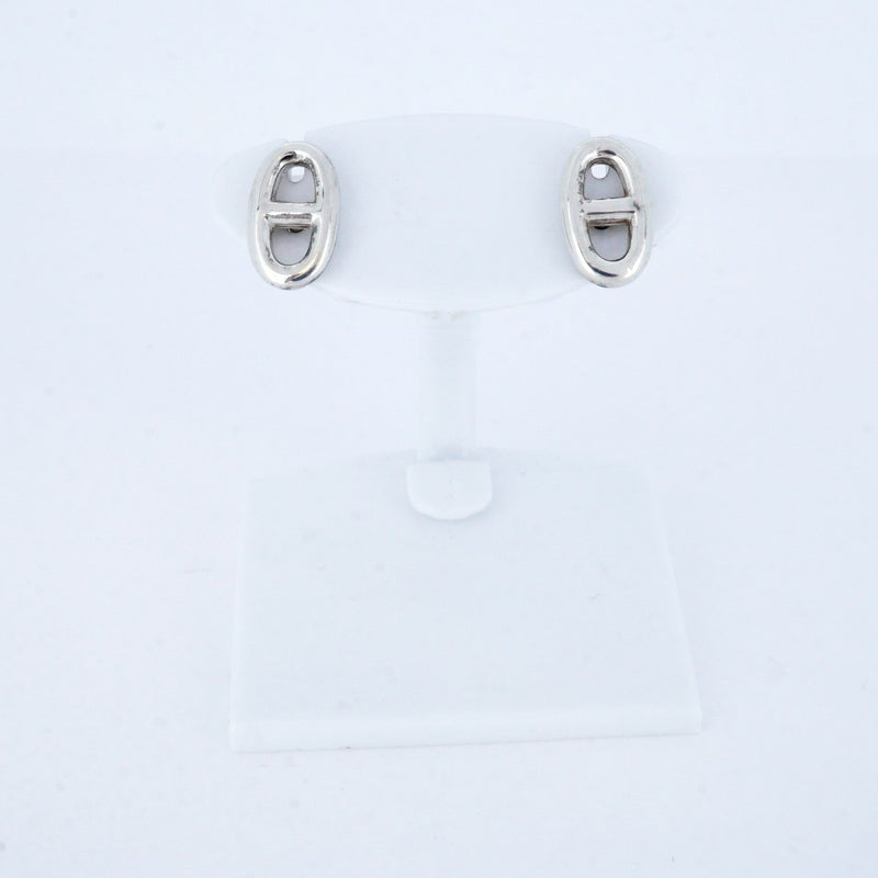 5job0730】エルメス ピアス シェーヌダンクル シルバー925【中古