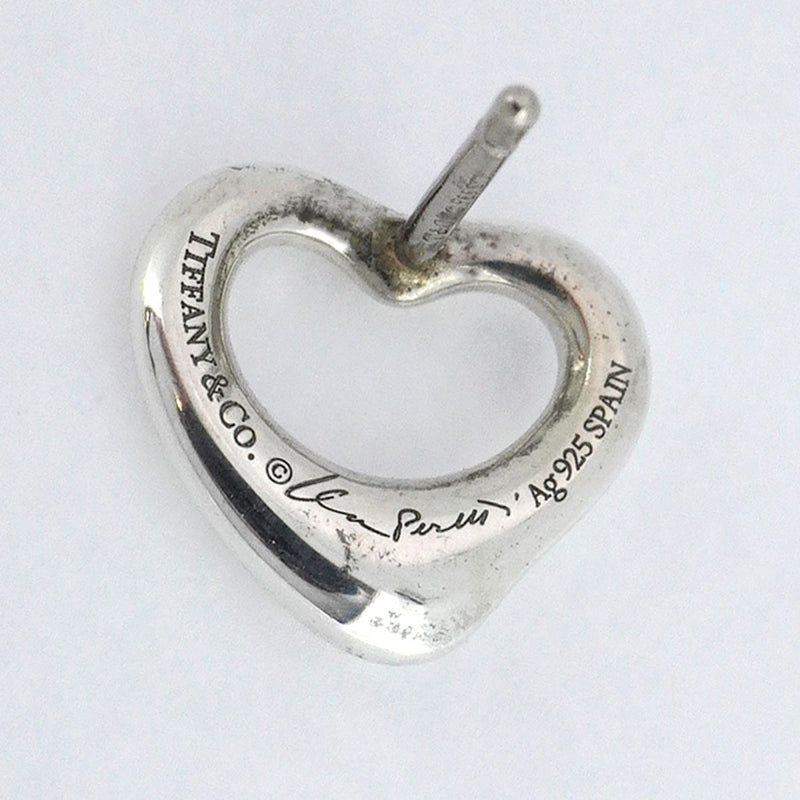 5job0771】ティファニー ピアス オープンハート シルバー925【中古