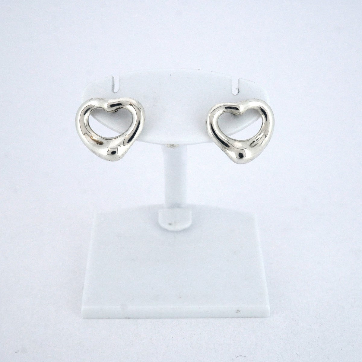 5job0771】ティファニー ピアス オープンハート シルバー925【中古