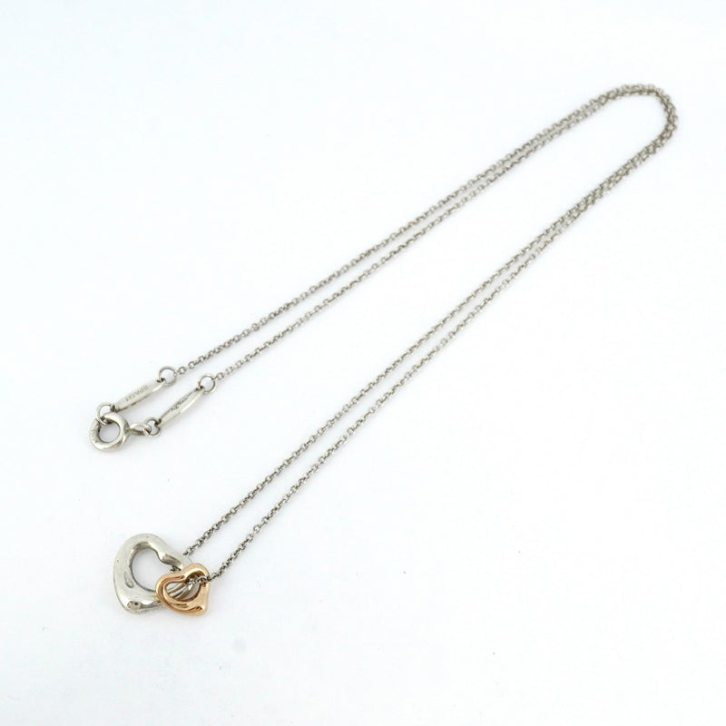 tiffanyオープンハートシルバーゴールドネックレス 5job0775】ティファニー ネックレス ダブルオープンハート K18PG