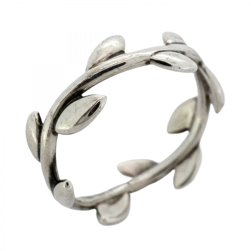 5job0785】ティファニー リング オリーブリーフ シルバー925 7号【中古