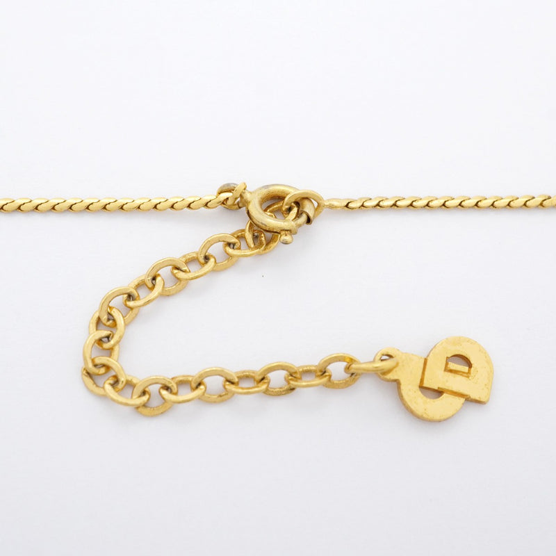 5jpb0016】クリスチャンディオール ネックレス CDロゴ GPメッキ