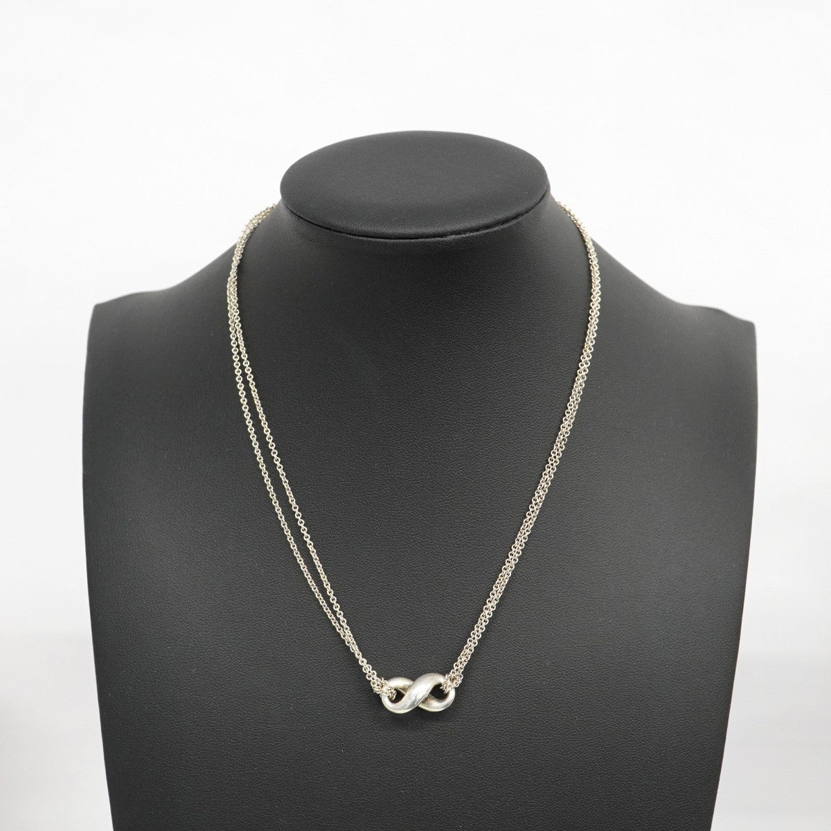 5jpb0017】ティファニー ネックレス インフィニティ ダブルチェーン