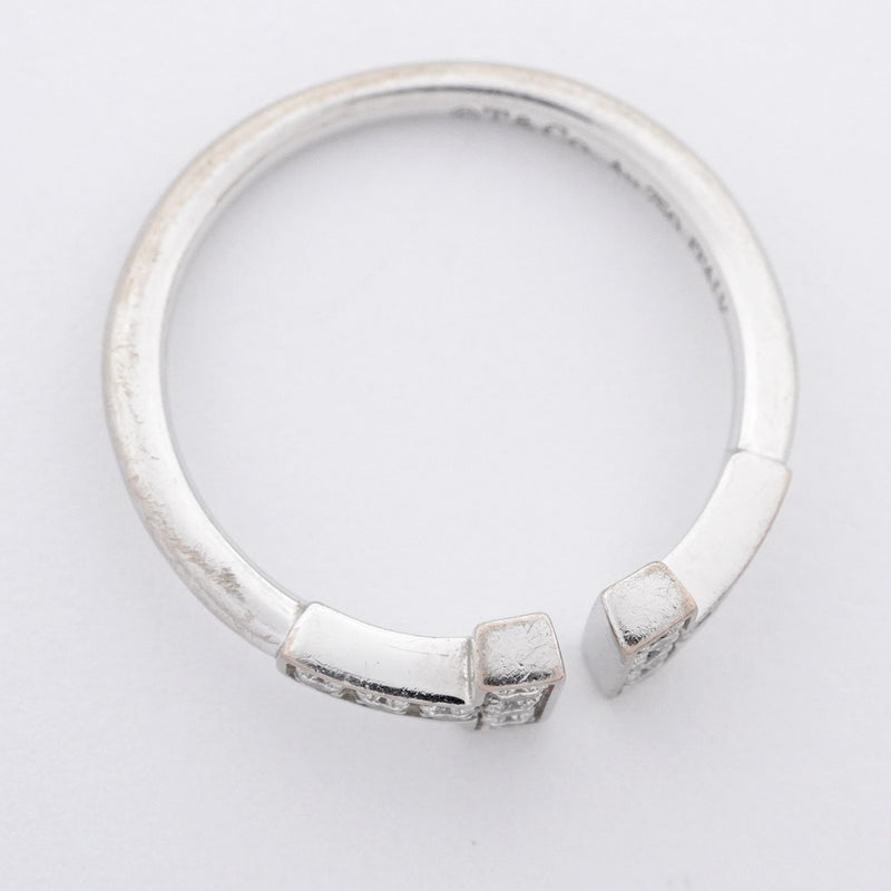 5jpb0029】ティファニー リング Tワイヤー K18WG ホワイトゴールド