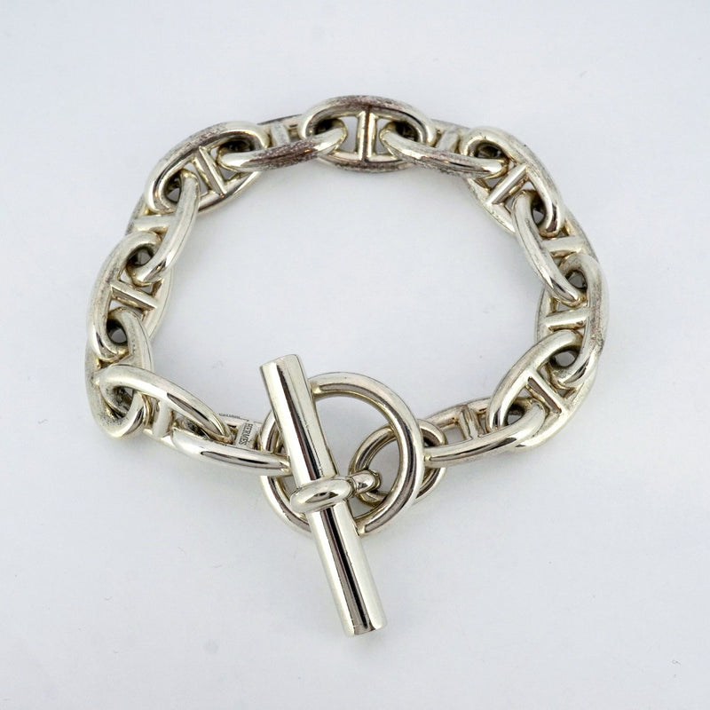 5jpb0076】エルメス ブレスレット シェーヌダンクル GM 14コマ