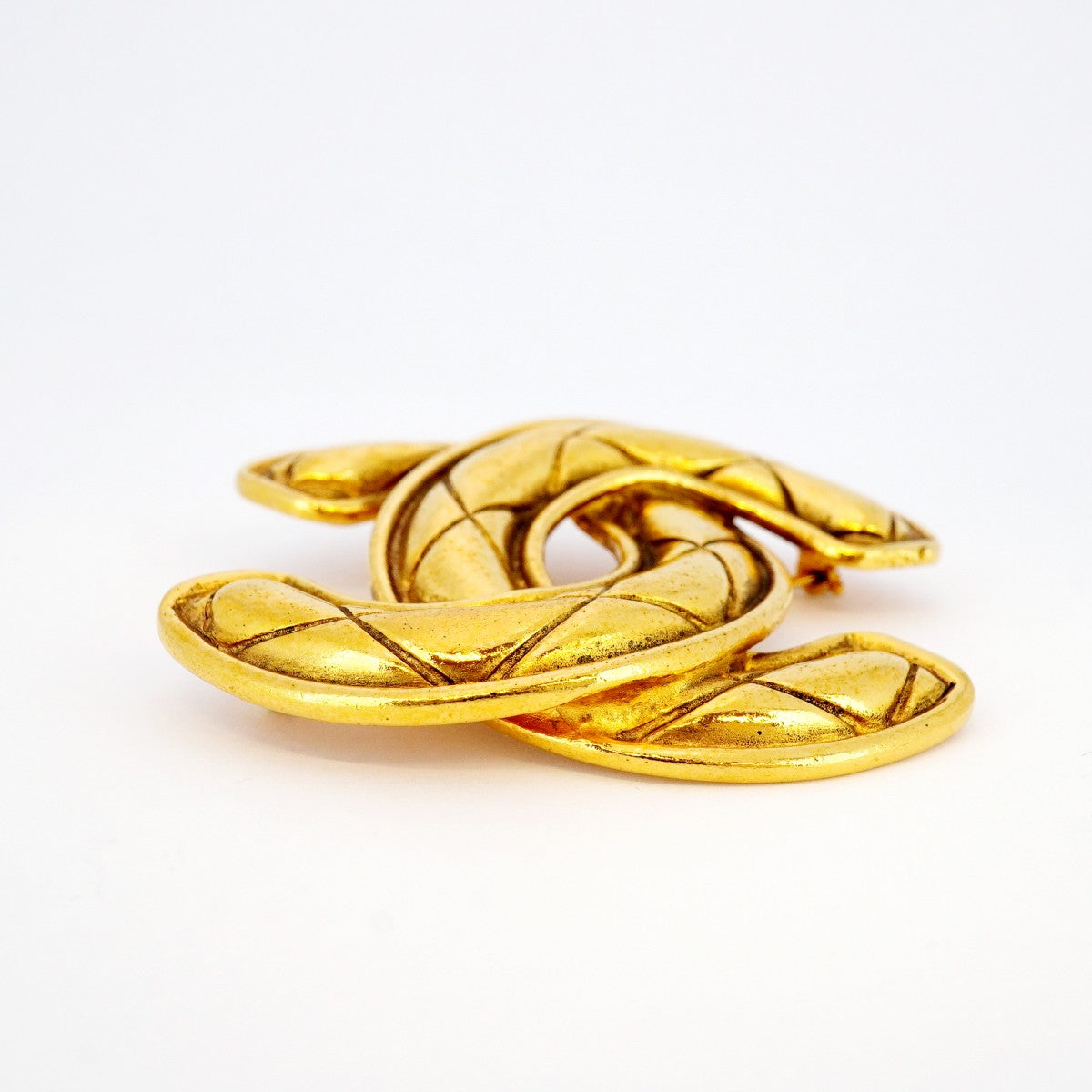 5jpb0116】シャネル ブローチ ヴィンテージ ココマーク マトラッセ GP