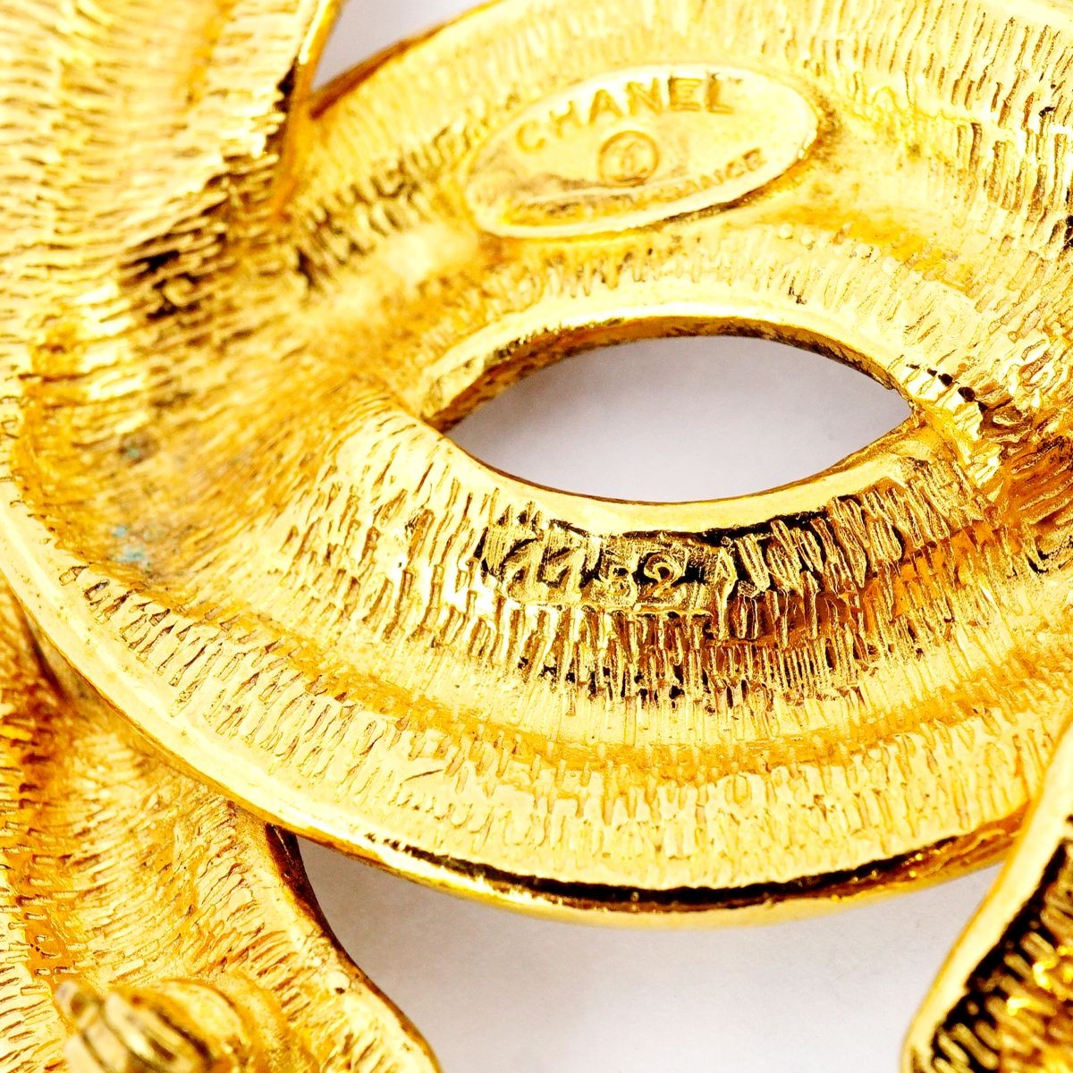 5jpb0116】シャネル ブローチ ヴィンテージ ココマーク マトラッセ GP