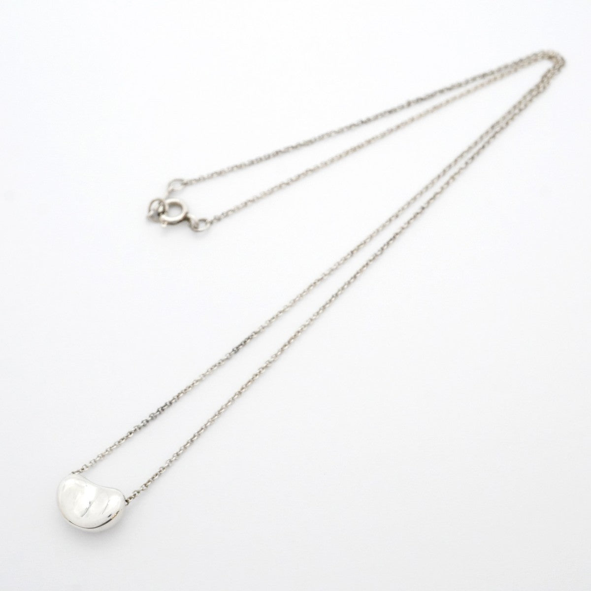 5jpb0136】ティファニー ネックレス ビーン シルバー925【中古