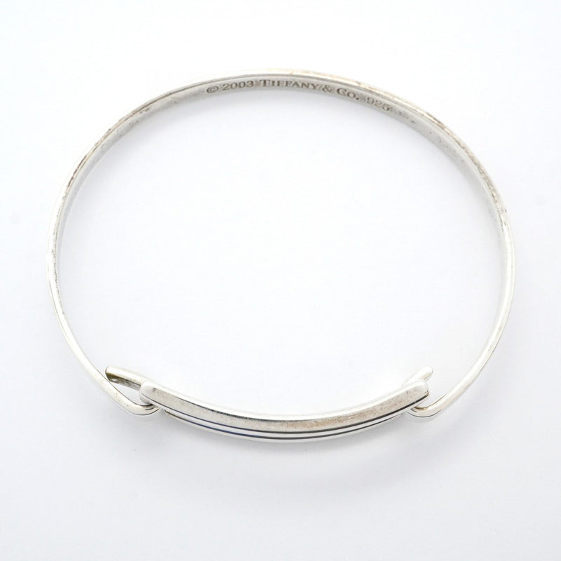 5jpb0146】ティファニー バングル オープンスクエア シルバー925【中古