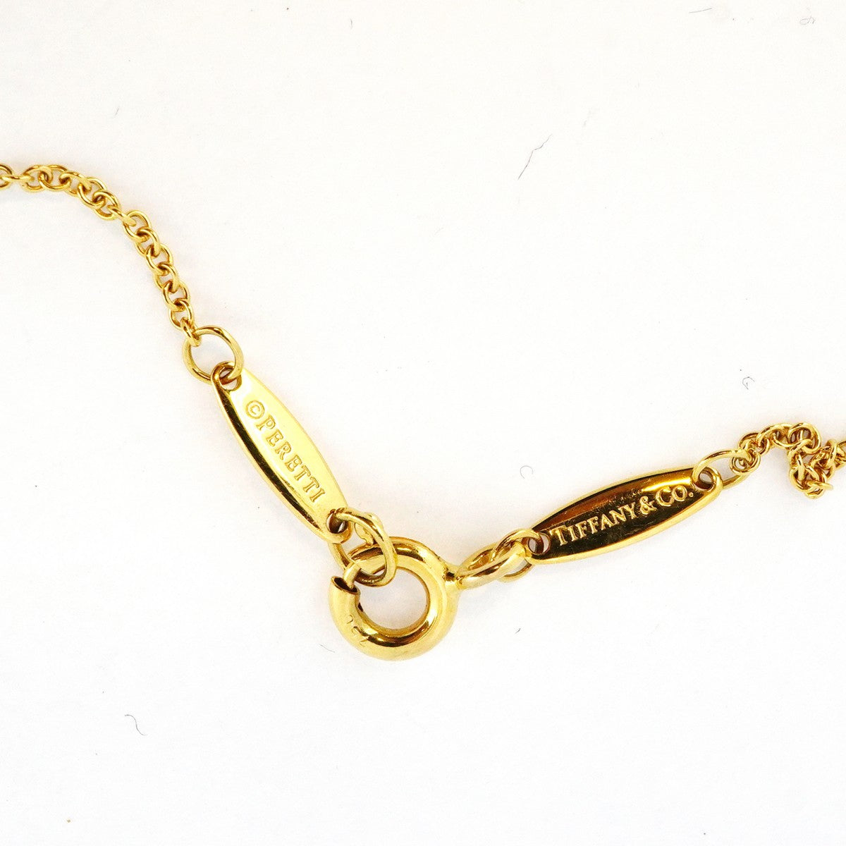 ティファニー　バイザヤードゴールド TIFFANY&Co.（ティファニー） バイザヤード 5P ネックレス 18金 K18