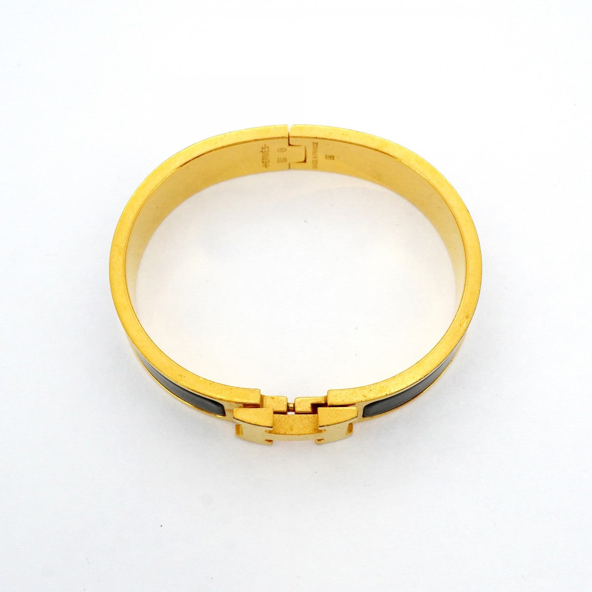 5jpb0204】エルメス バングル クリッククラックPM GPメッキ ゴールド