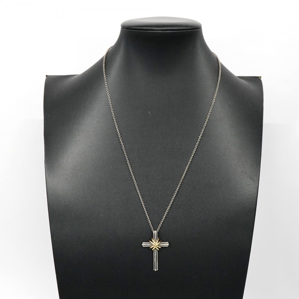 5jpb0211】ティファニー ネックレス シグネチャークロス K18YG