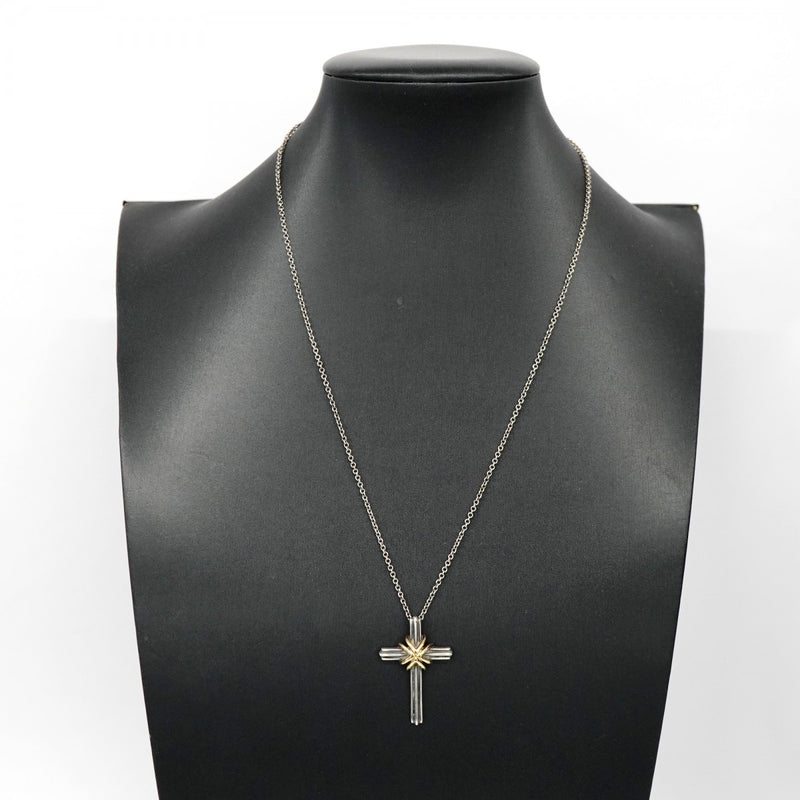 5jpb0211】ティファニー ネックレス シグネチャークロス K18YG